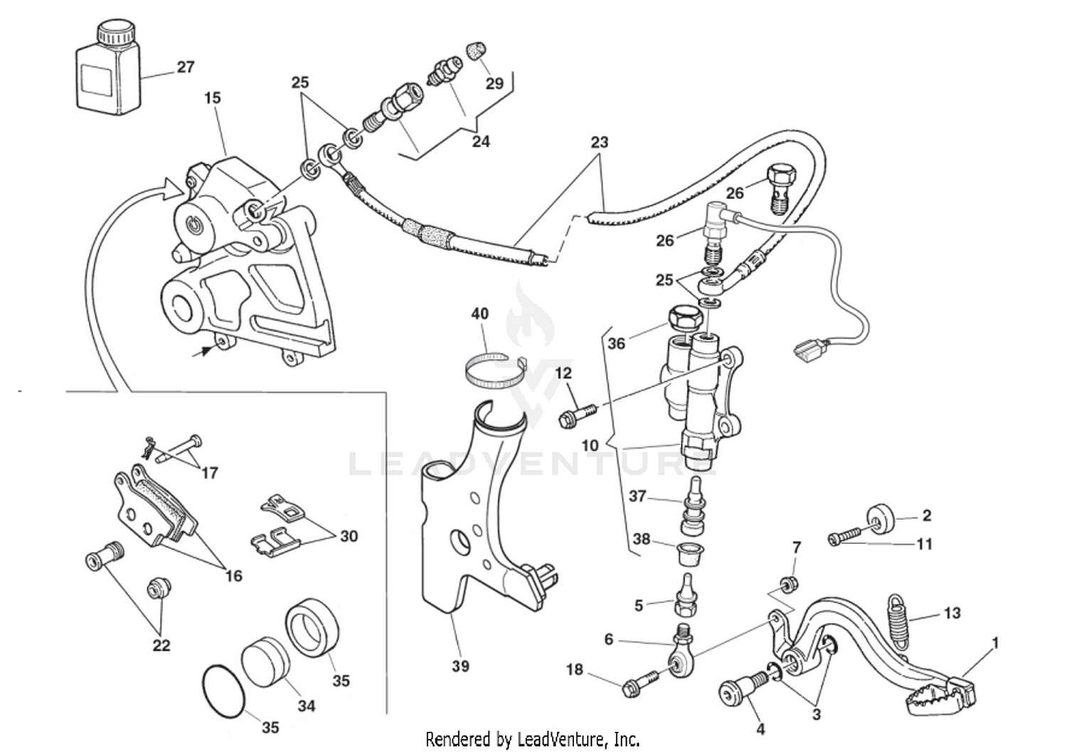 Rear Hydraulic Brake