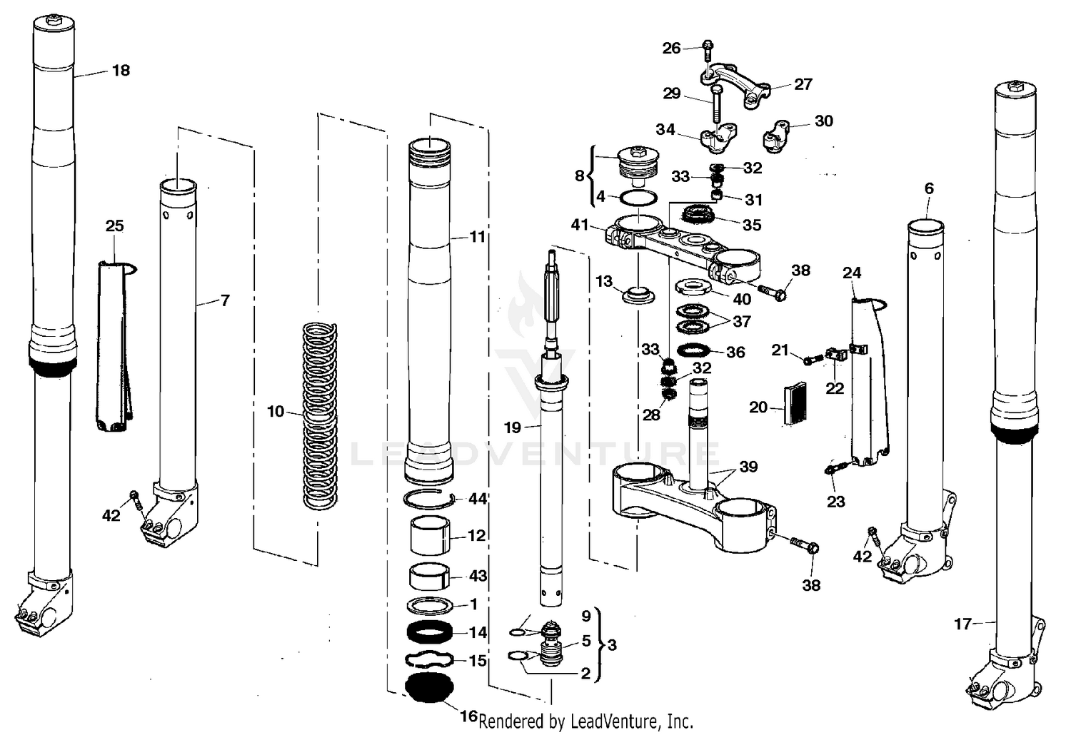 Front Fork Assembly