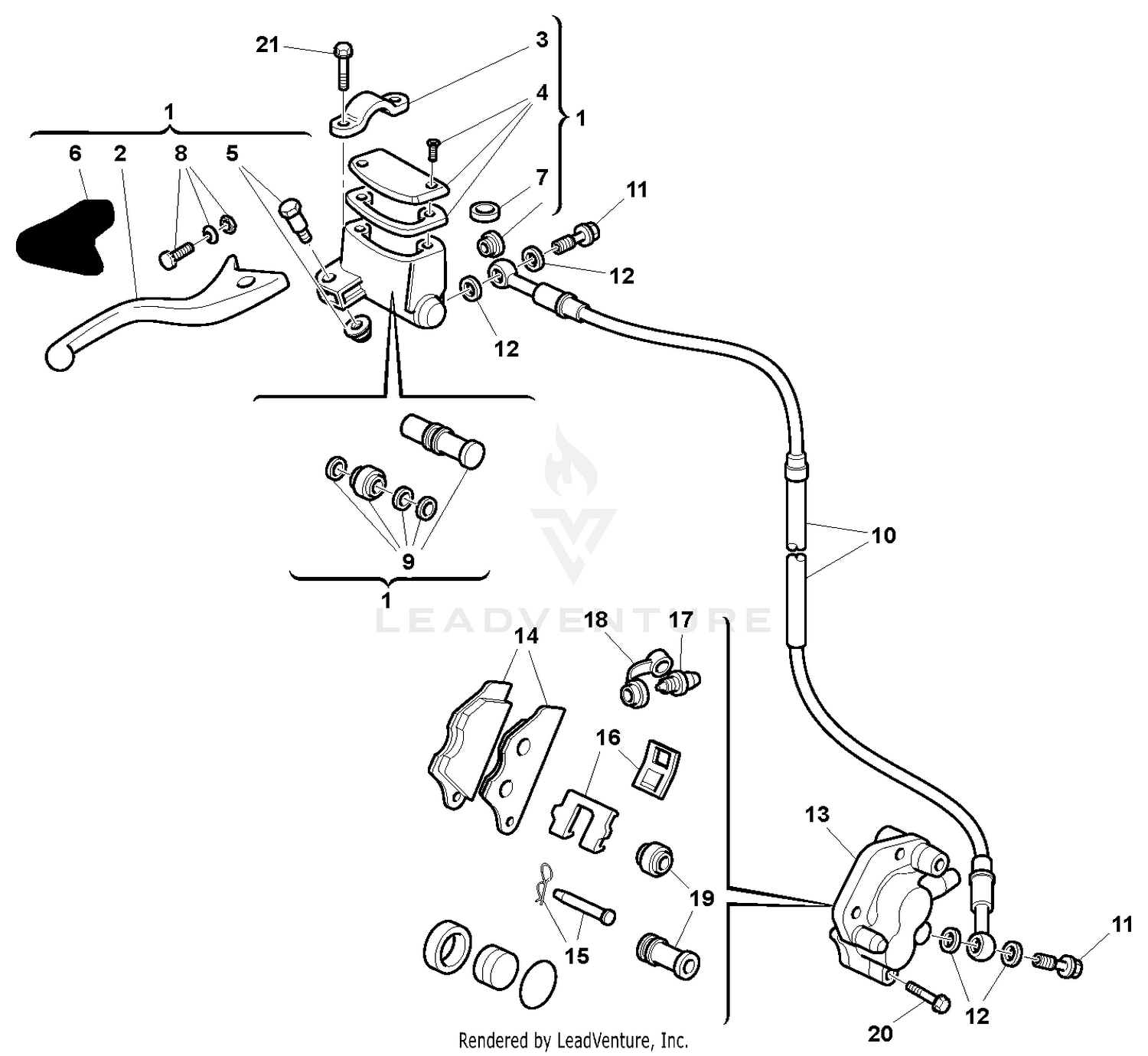 Front Hydraulic Brake