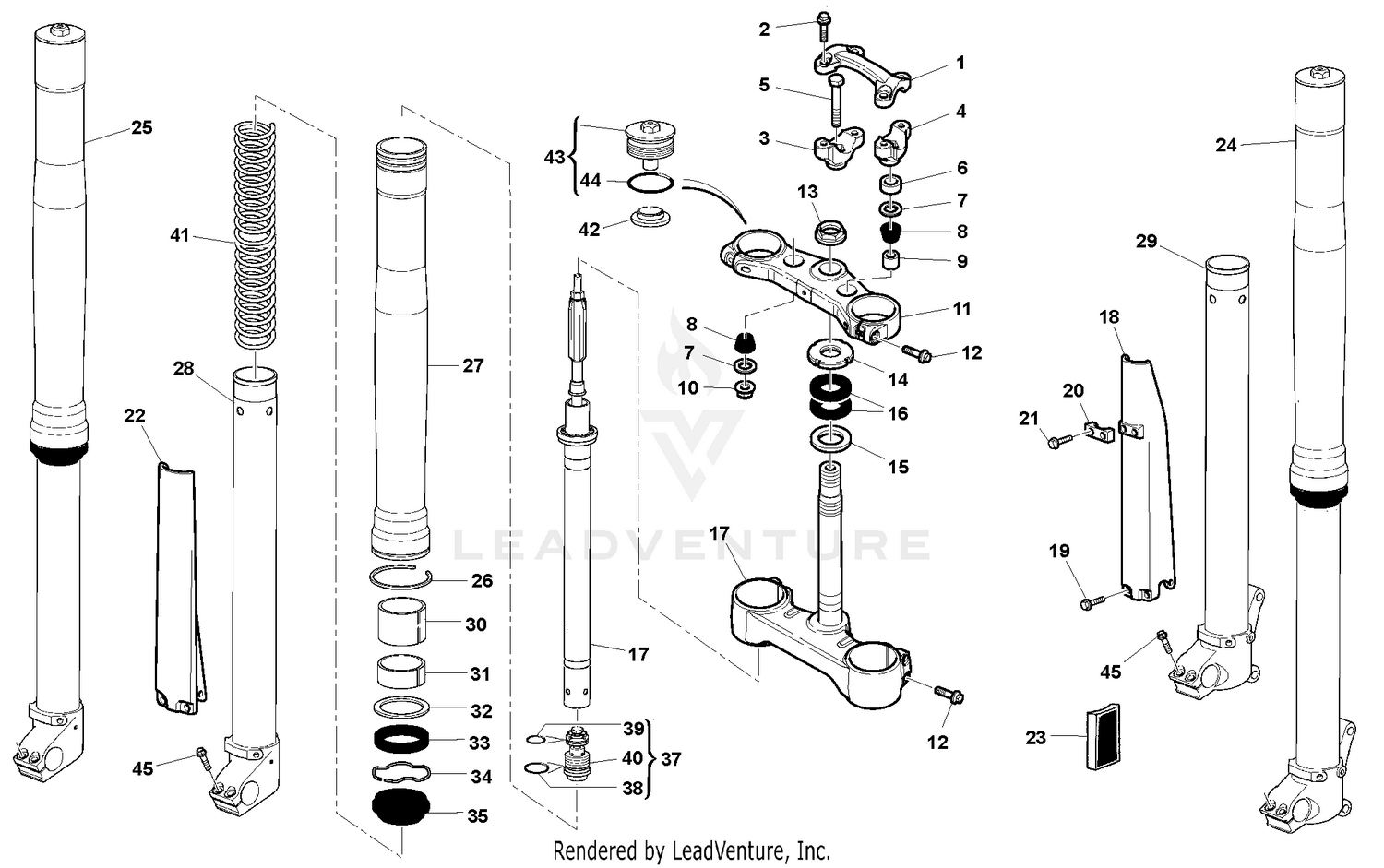 Front Fork Assembly