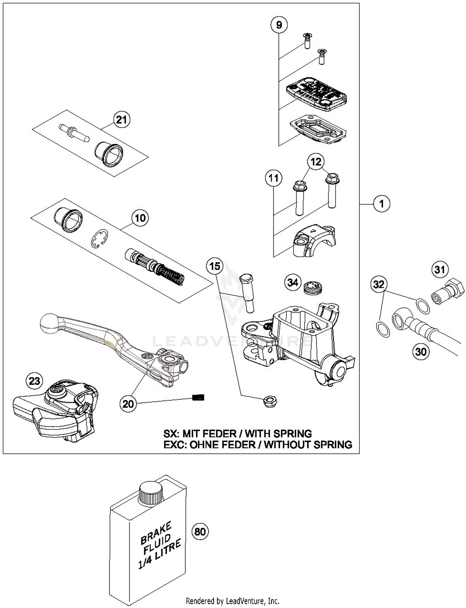 Hand Brake Cylinder