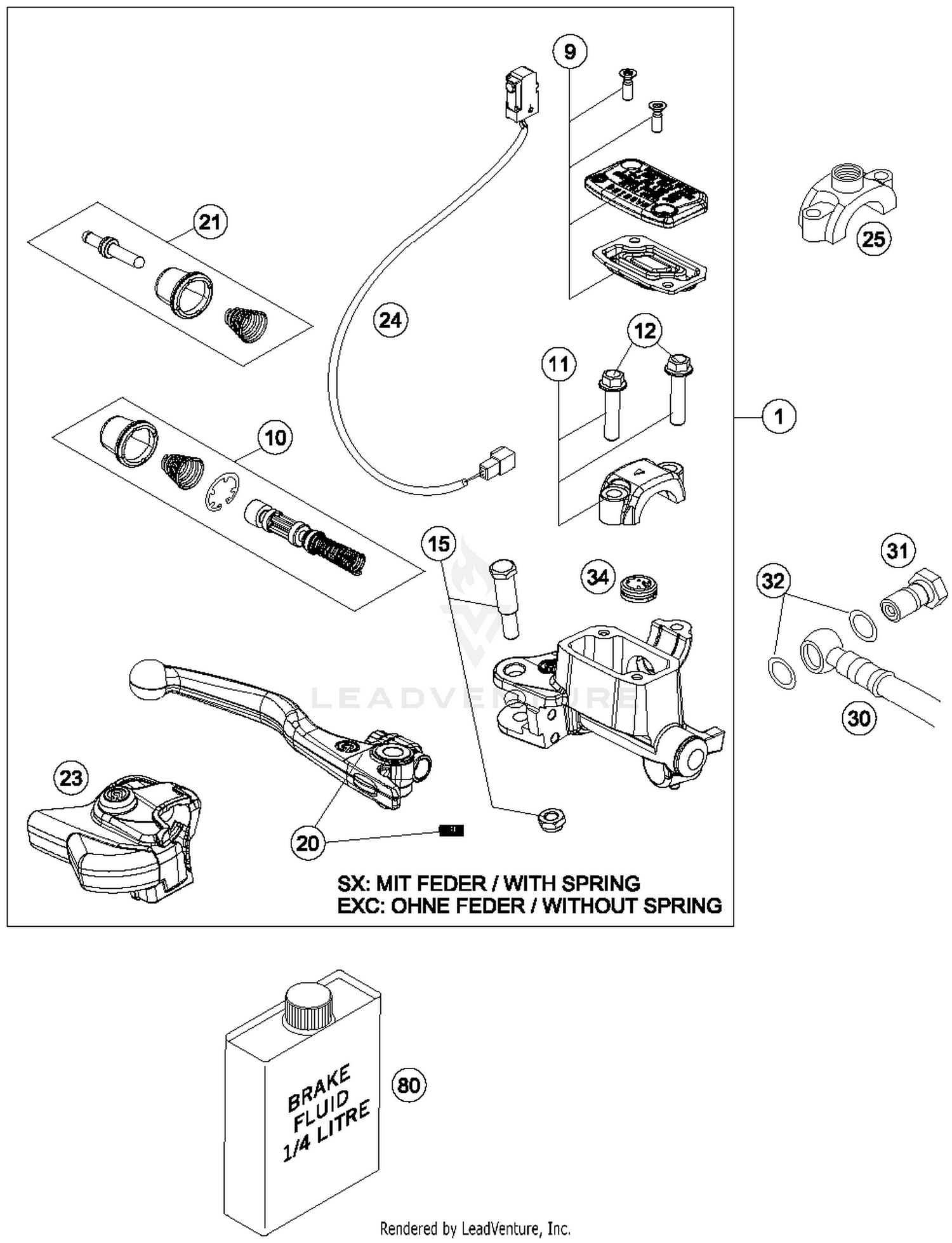 Hand Brake Cylinder