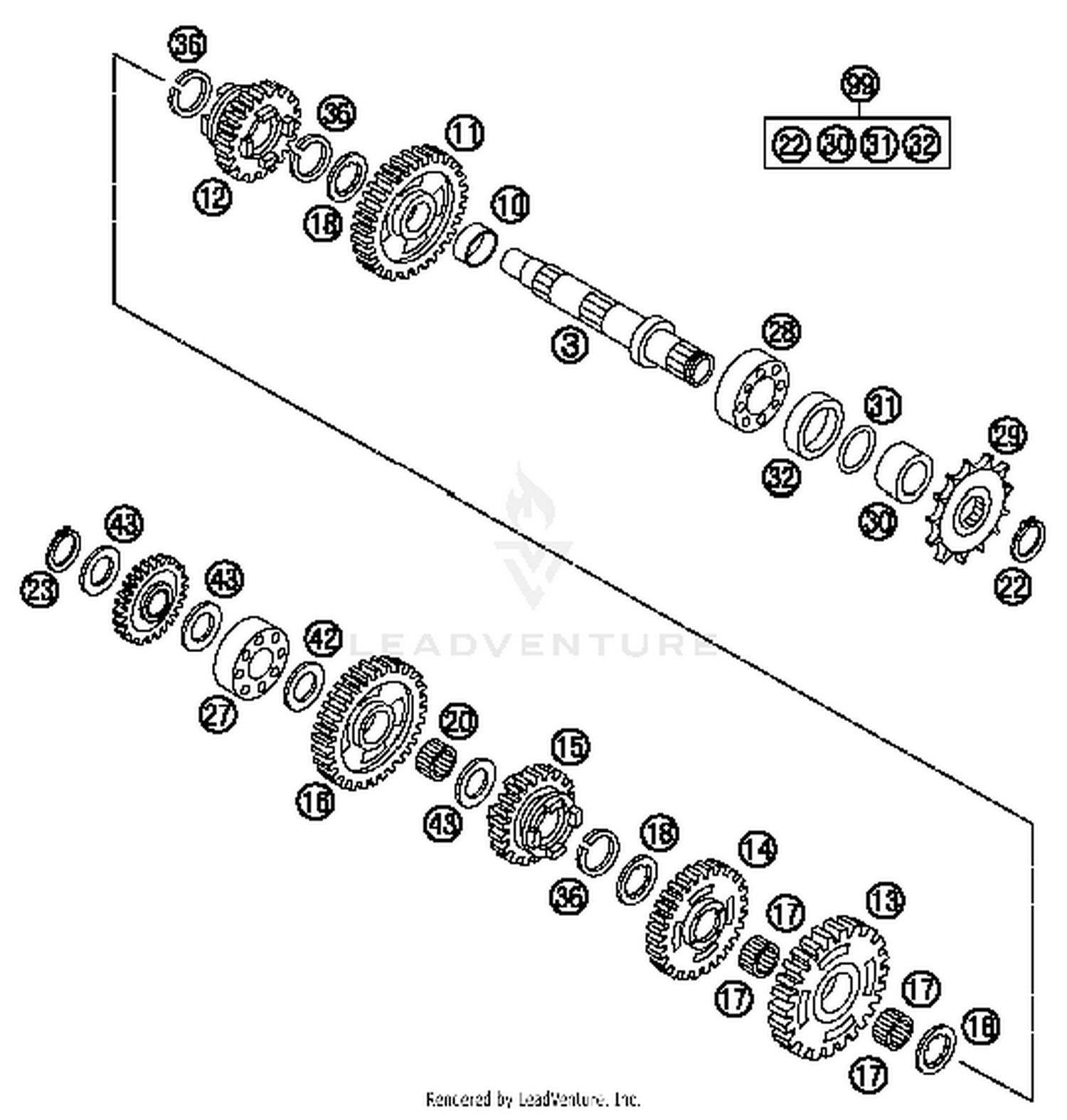 Transmission II - Countershaft