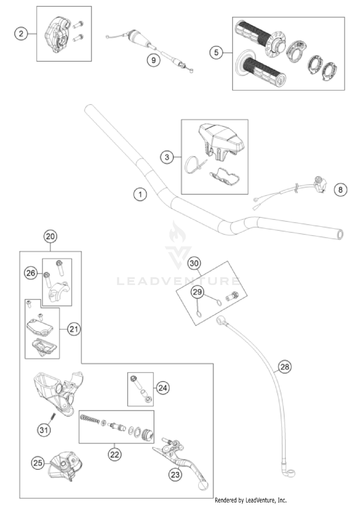 HANDLEBAR, CONTROLS