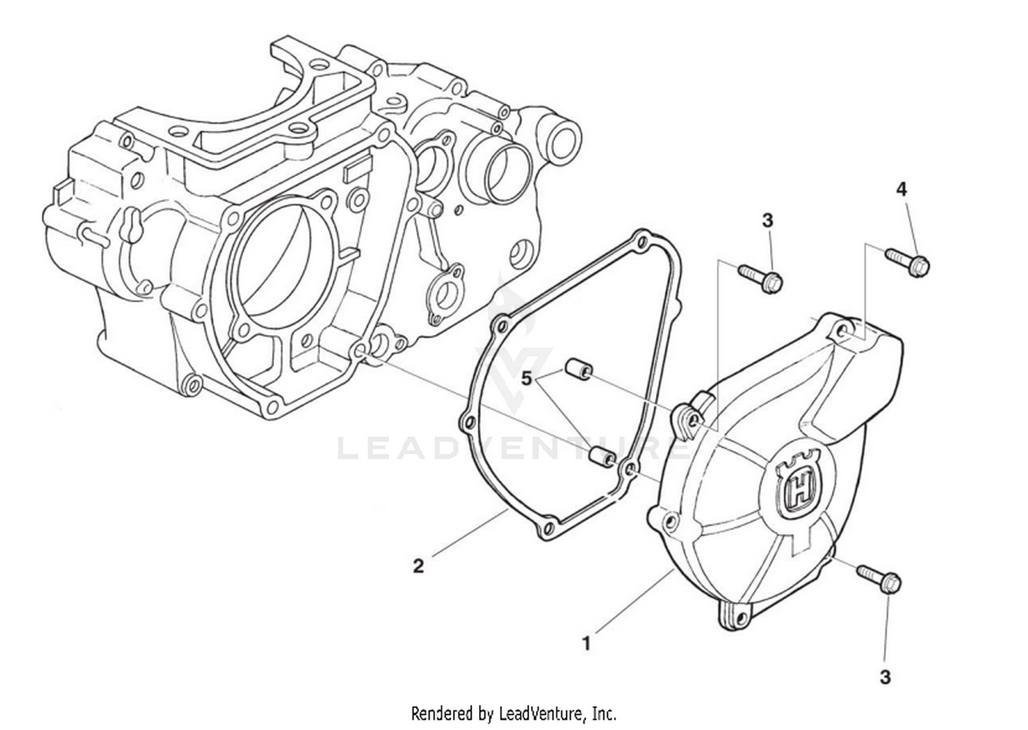 L.H. Half Crankcase Covers