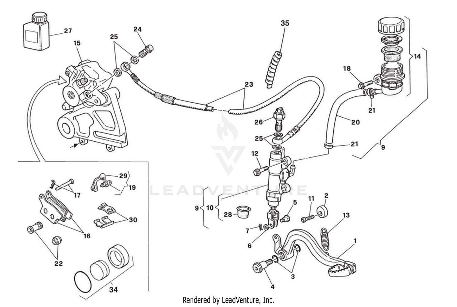 Rear Hydraulic Brake