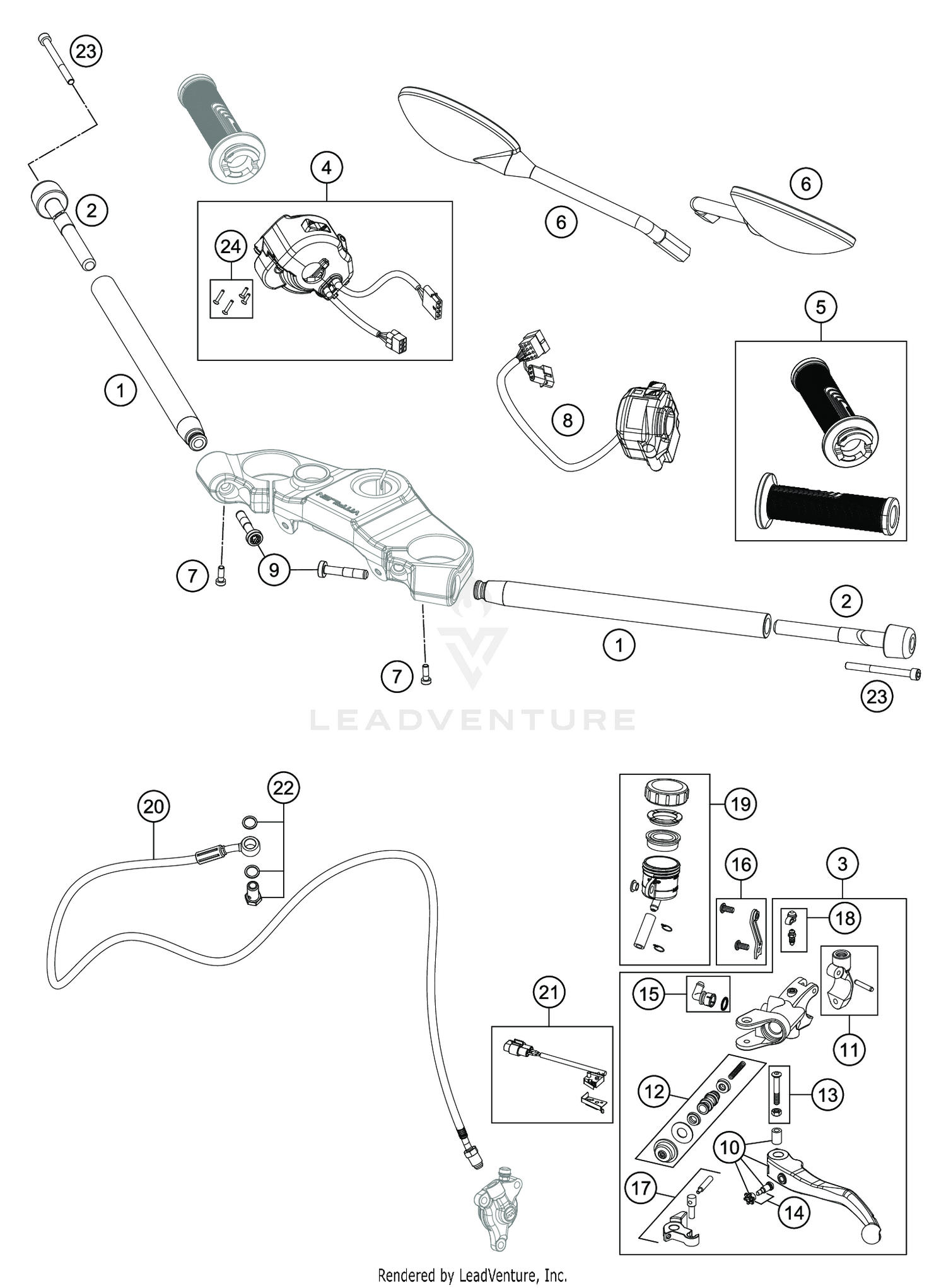 HANDLEBAR, CONTROLS