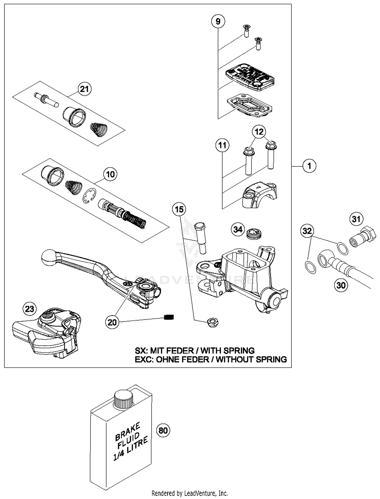 Hand Brake Cylinder