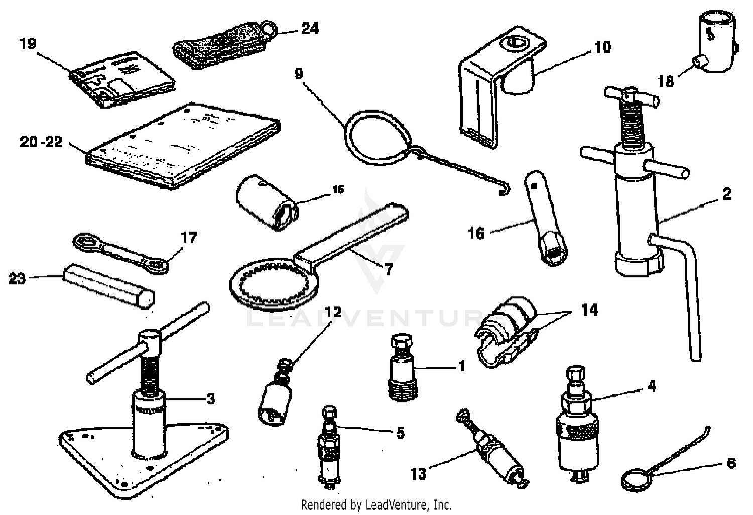 Service Tools, Manuals and Catalogs