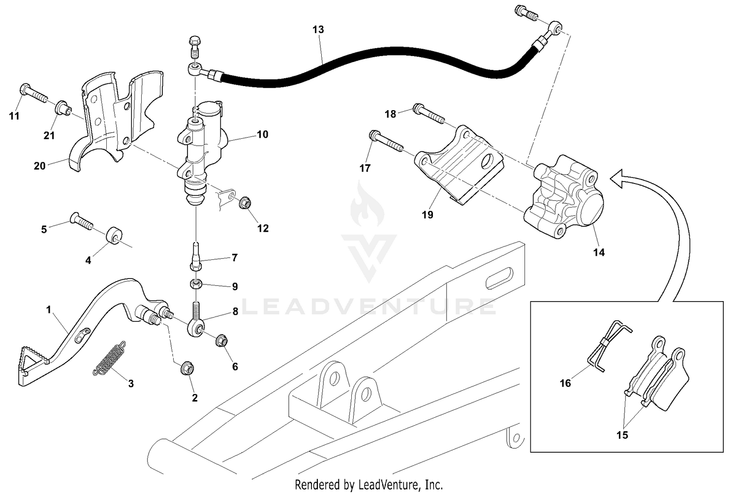Rear Hydraulic Brake