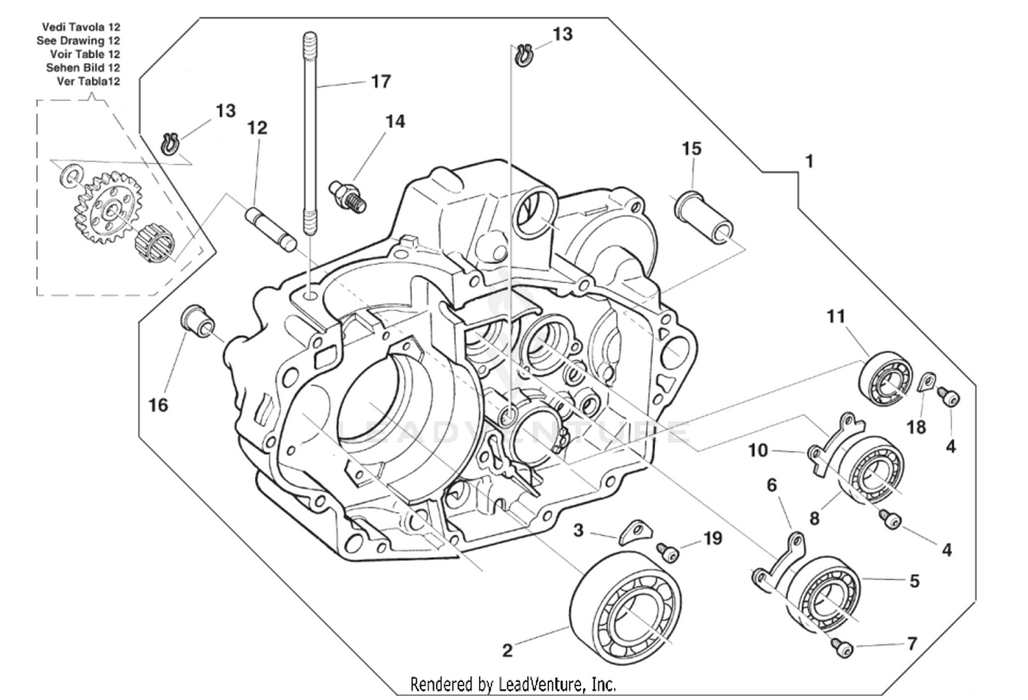 R.H. Half Crankcase