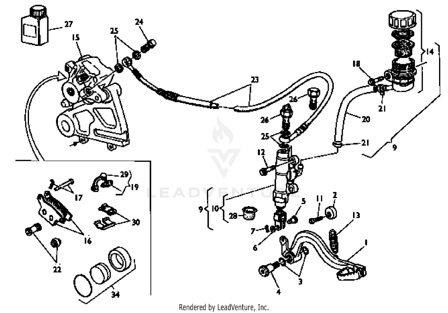 Rear Hydraulic Brake