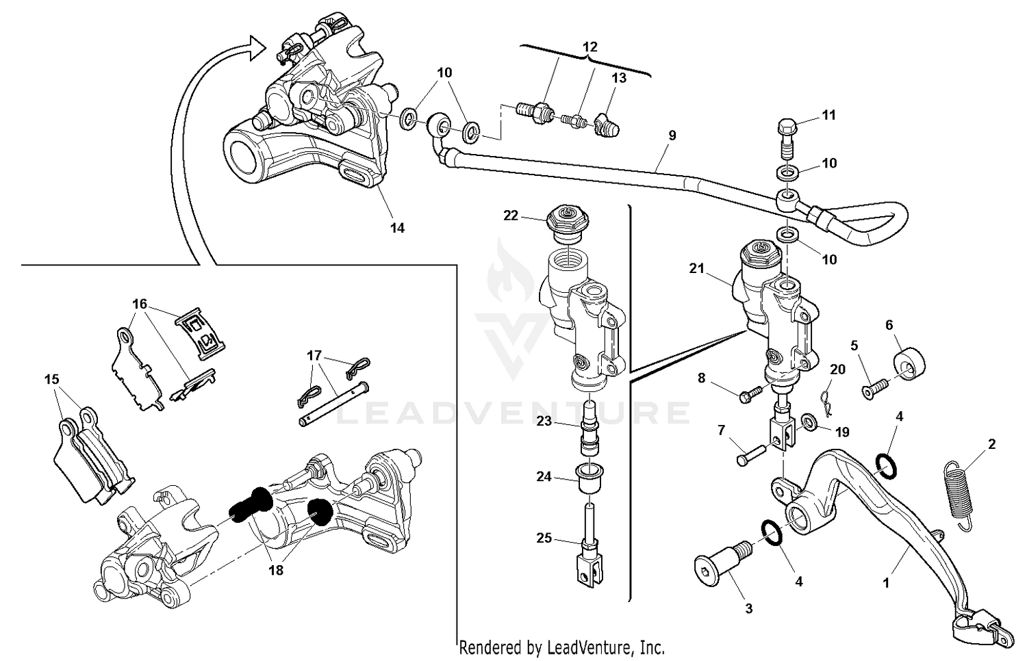 Rear Hydraulic Brake