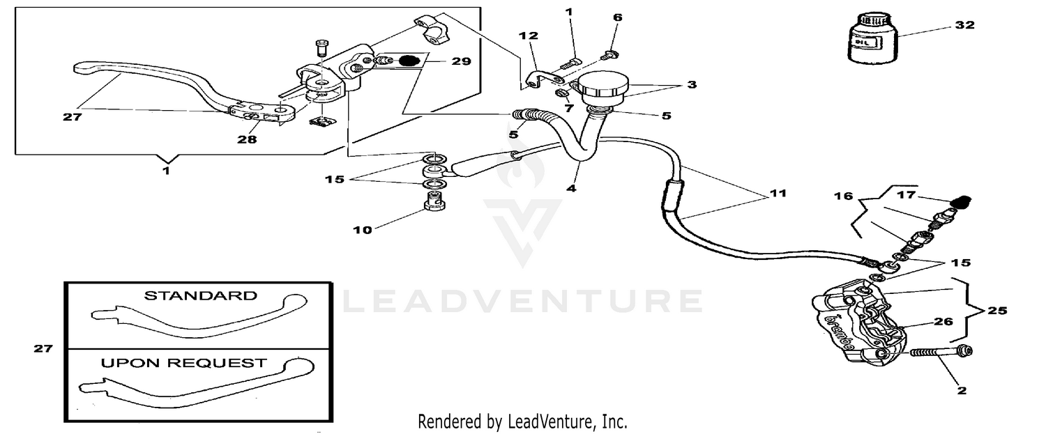 Front Hydraulic Brake