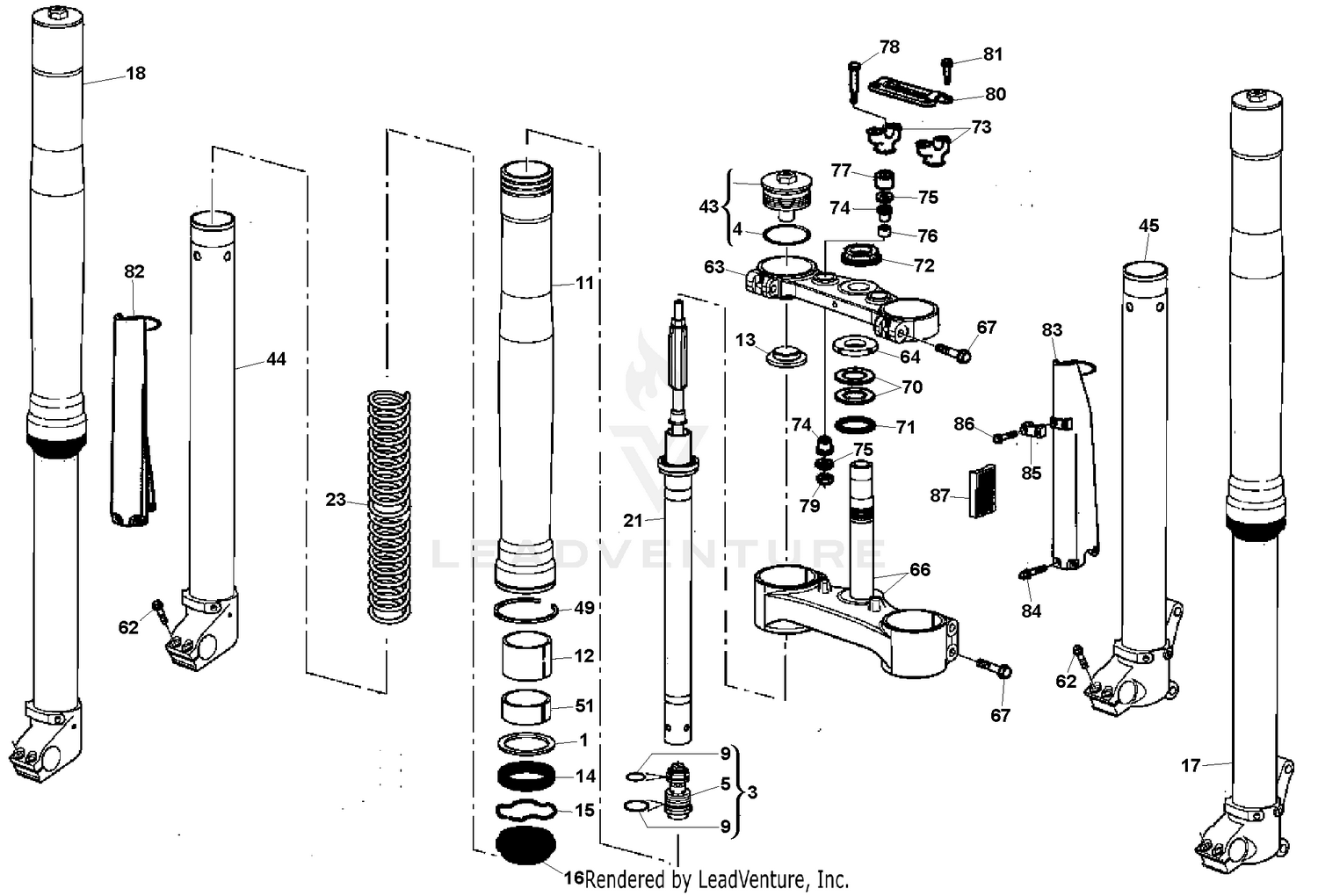 Front Fork Assembly
