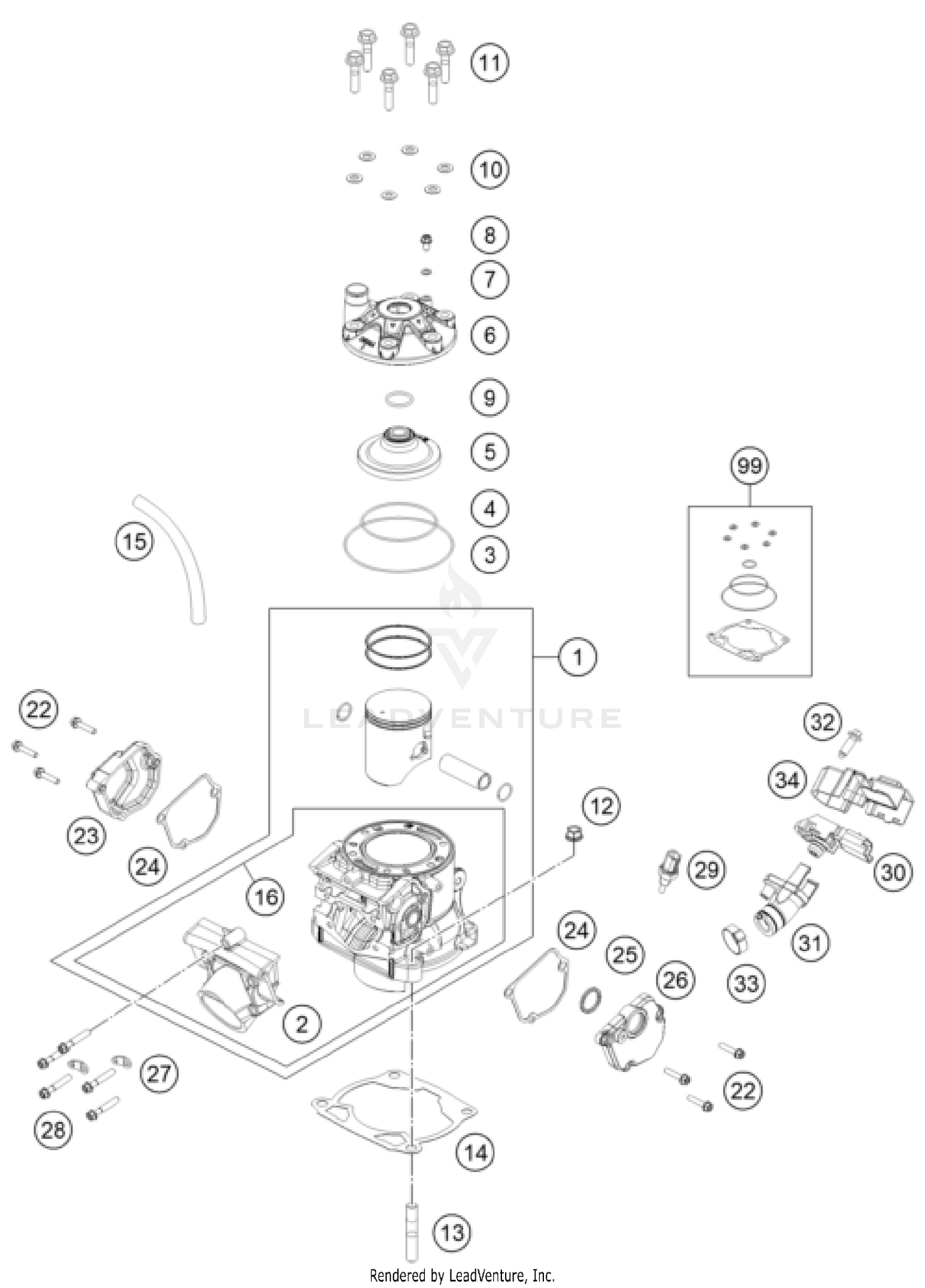 CYLINDER, CYLINDER HEAD
