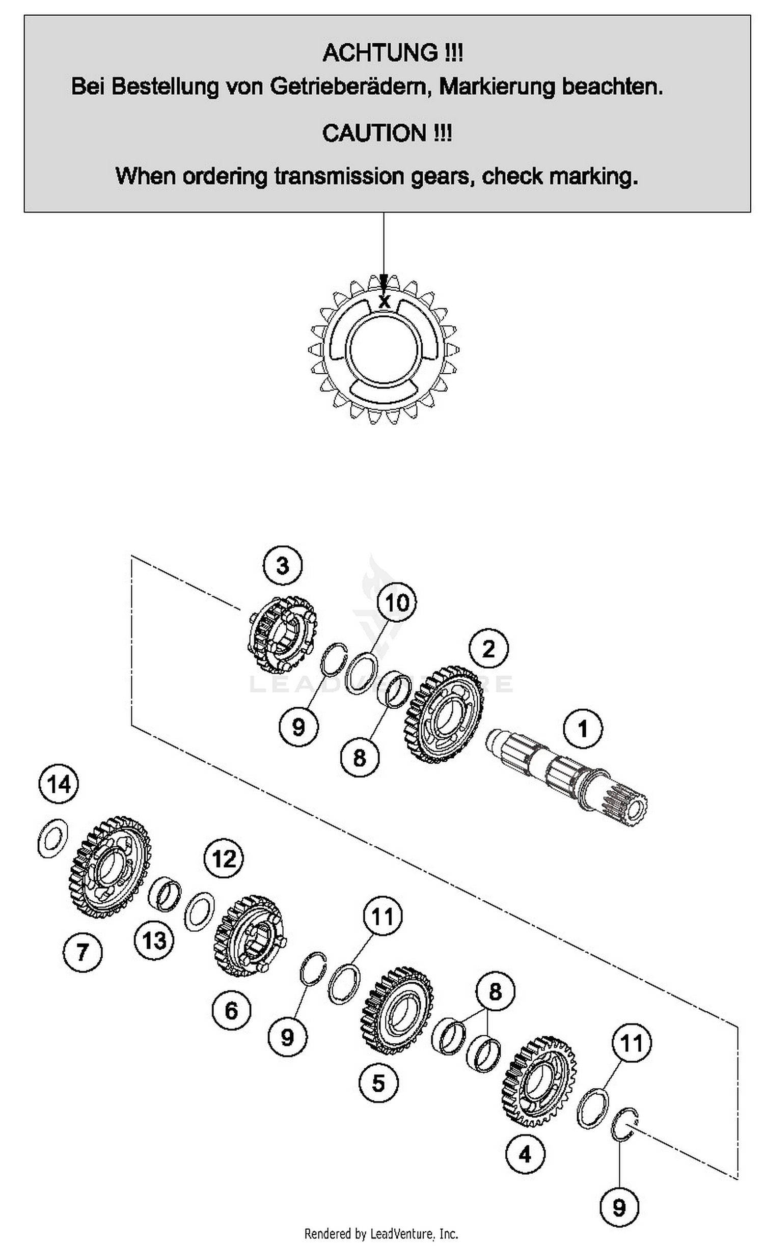 TRANSMISSIONII - COUNTERSHAFT