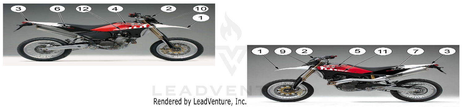 Transfer Colour Code G (White, Black, Red)