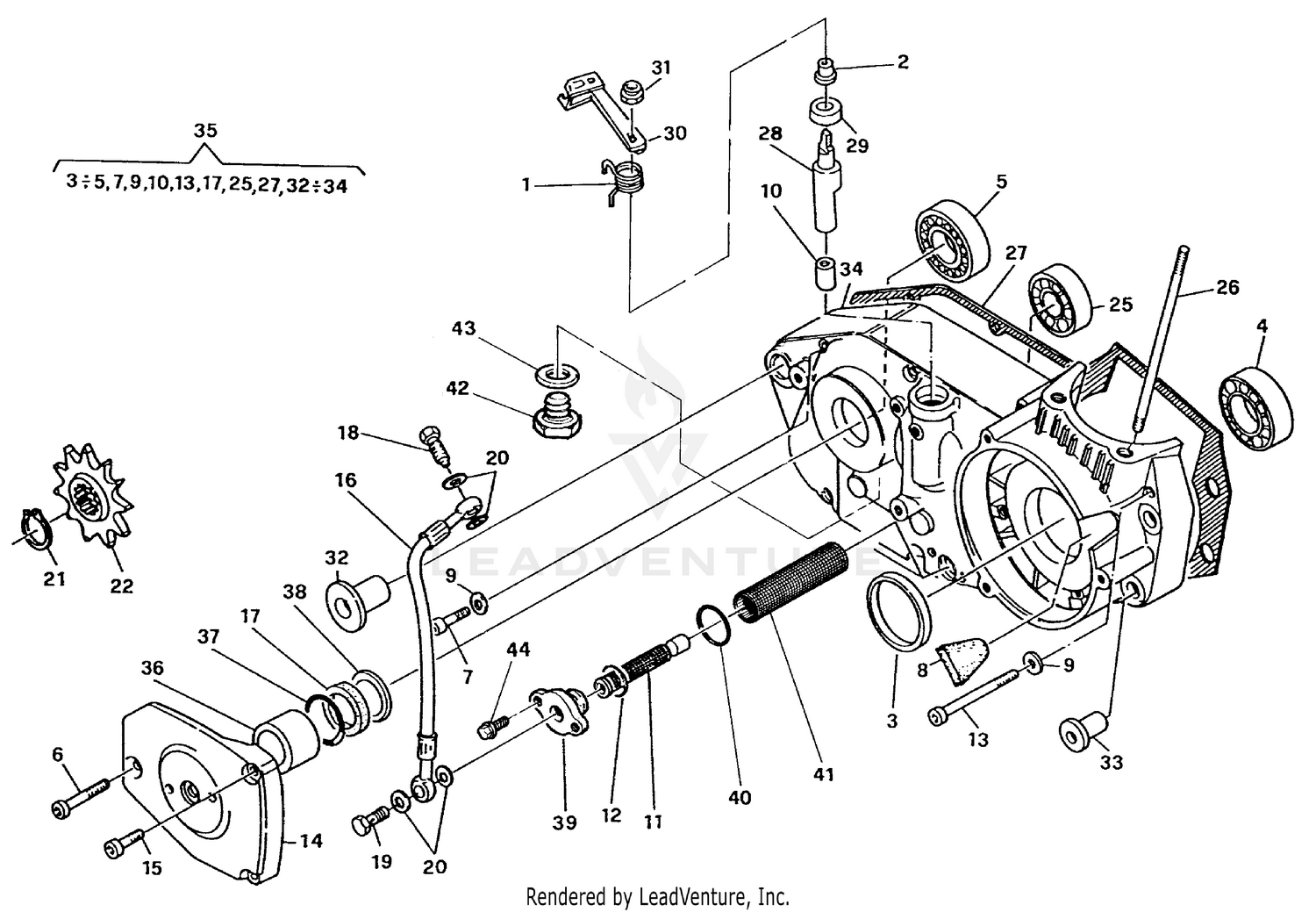 R.H. Half Crankcase