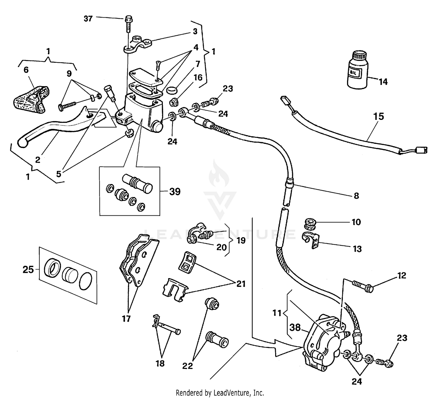 Front Hydraulic Brake