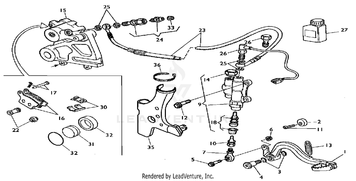 Rear Hydraulic Brake