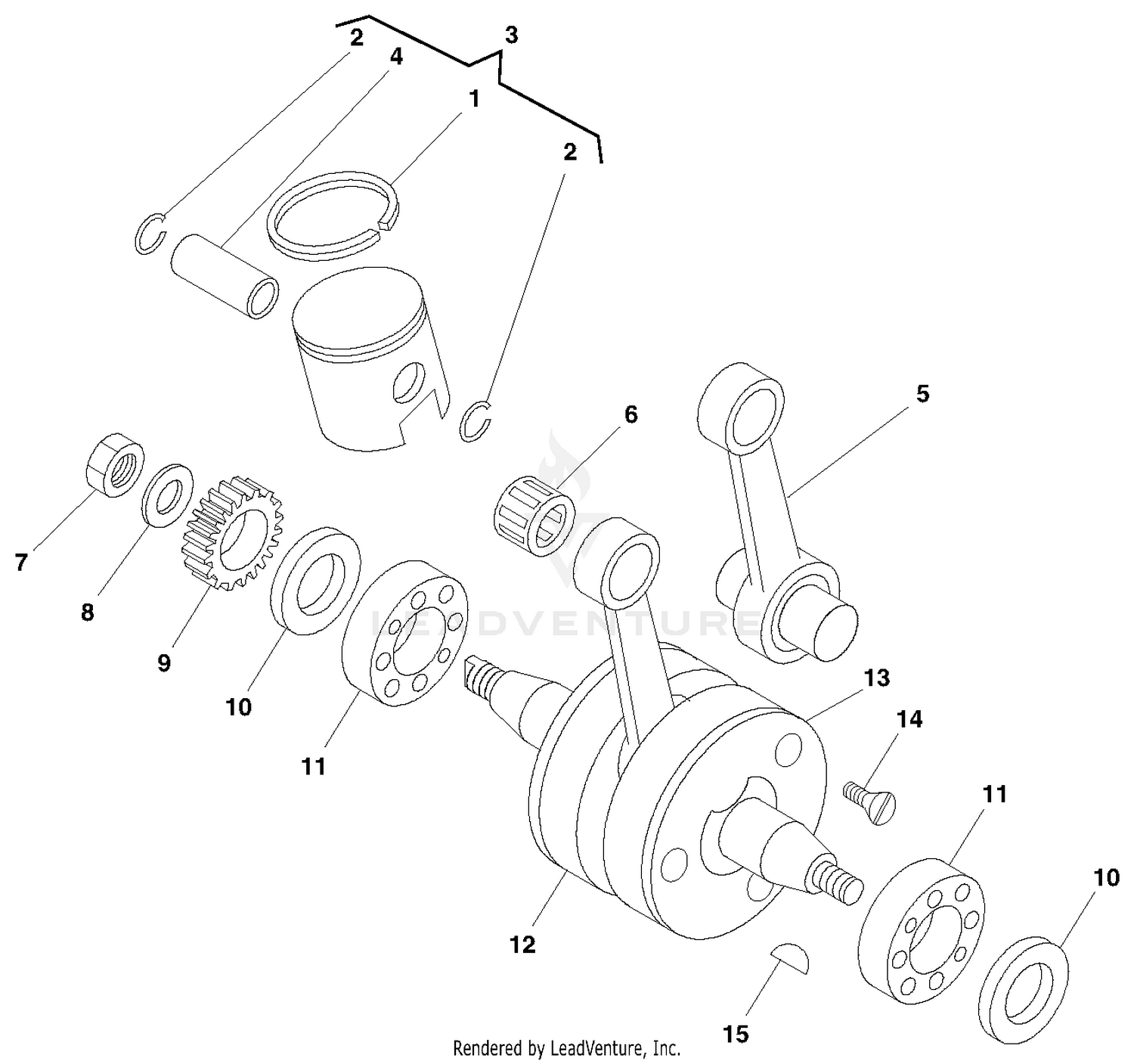 Crankshaft, Piston