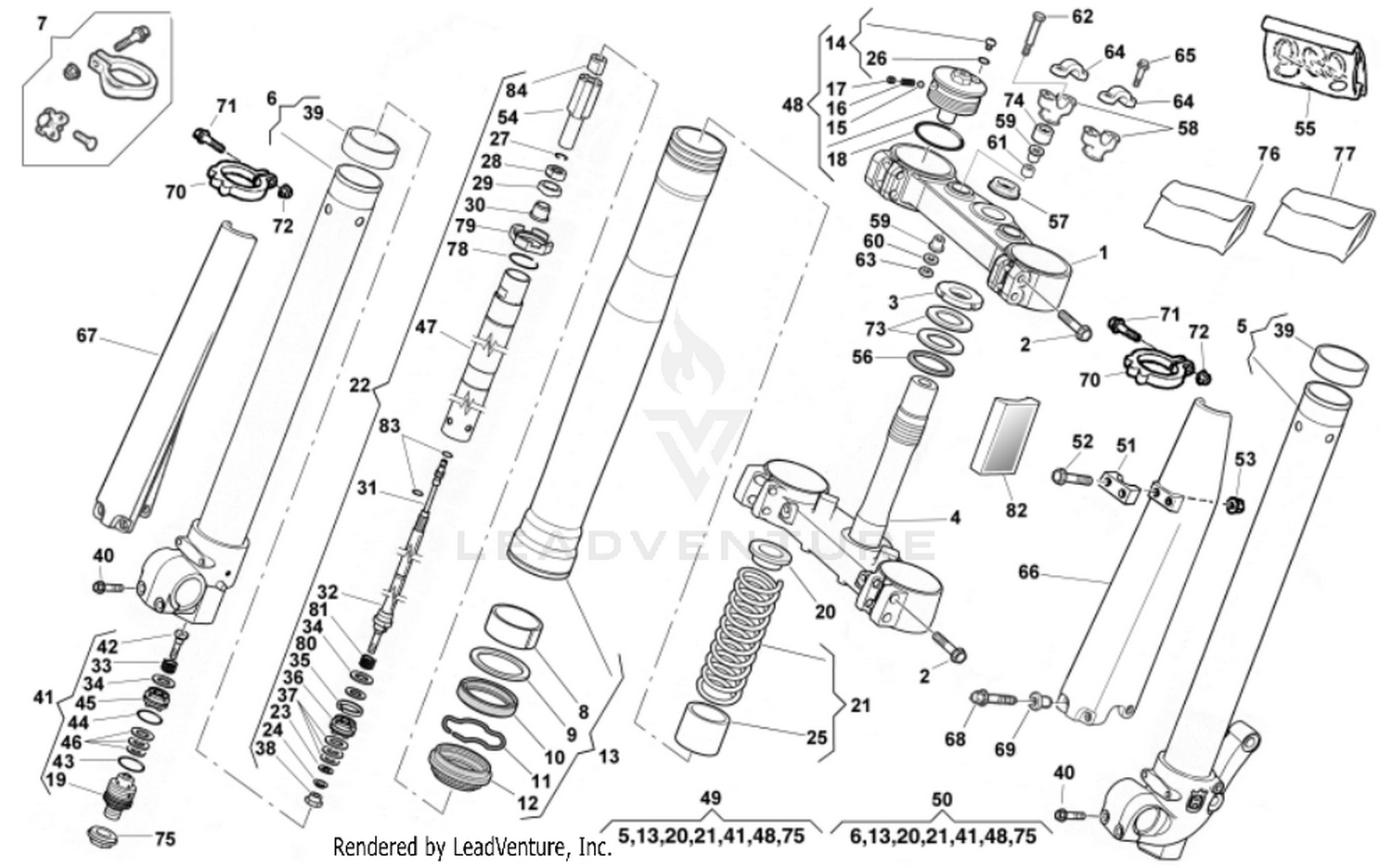 Front Fork Assembly