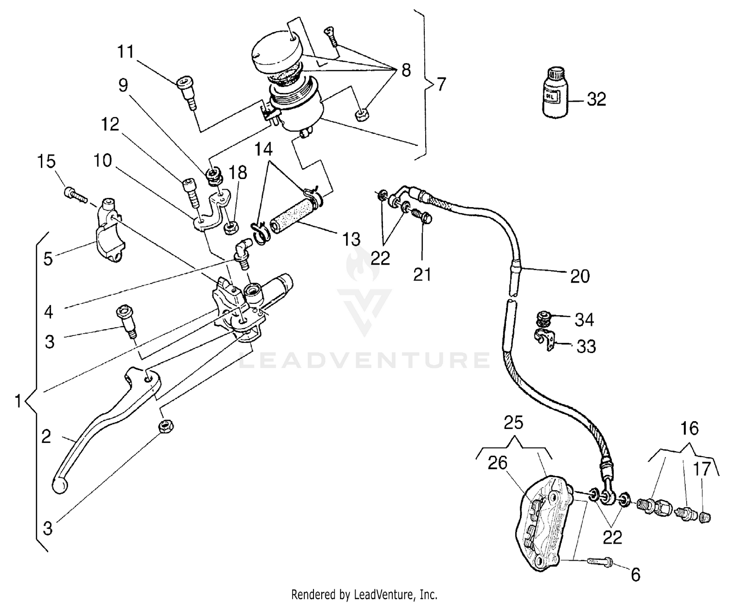 Front Hydraulic Brake