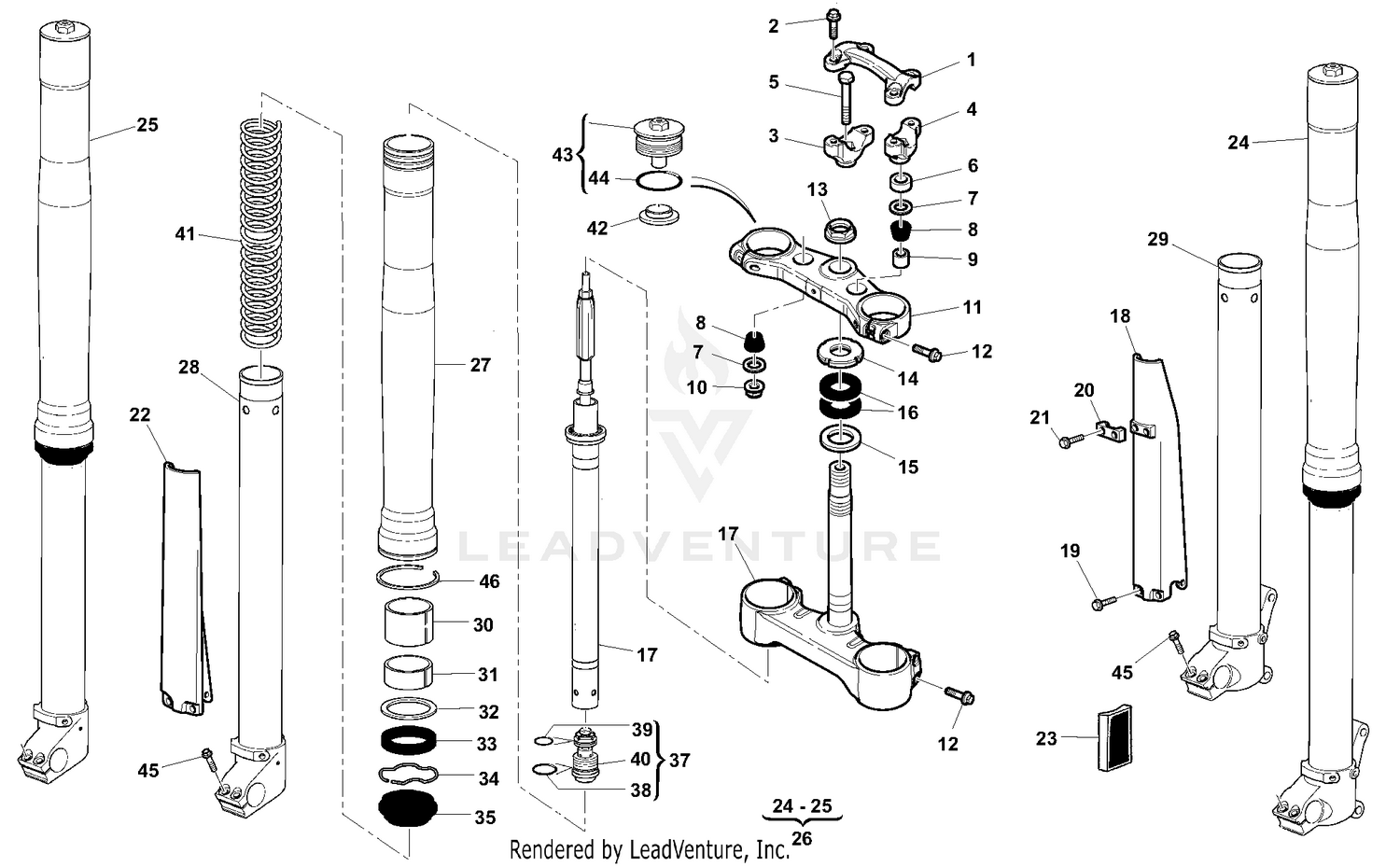 Front Fork Assembly