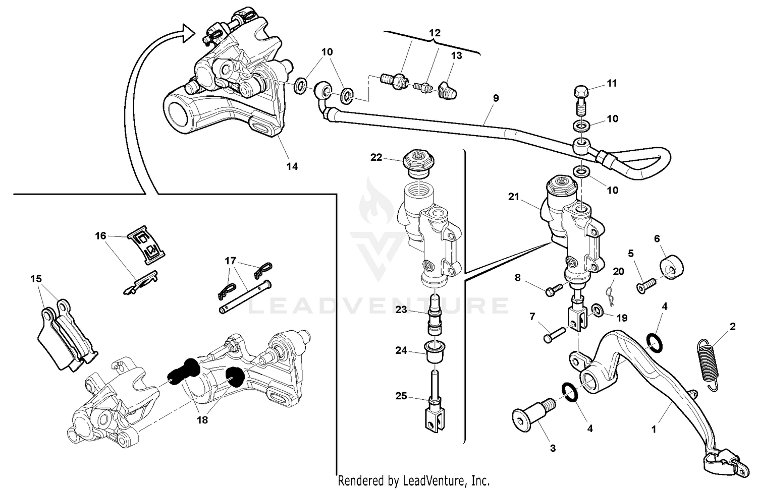 Rear Hydraulic Brake