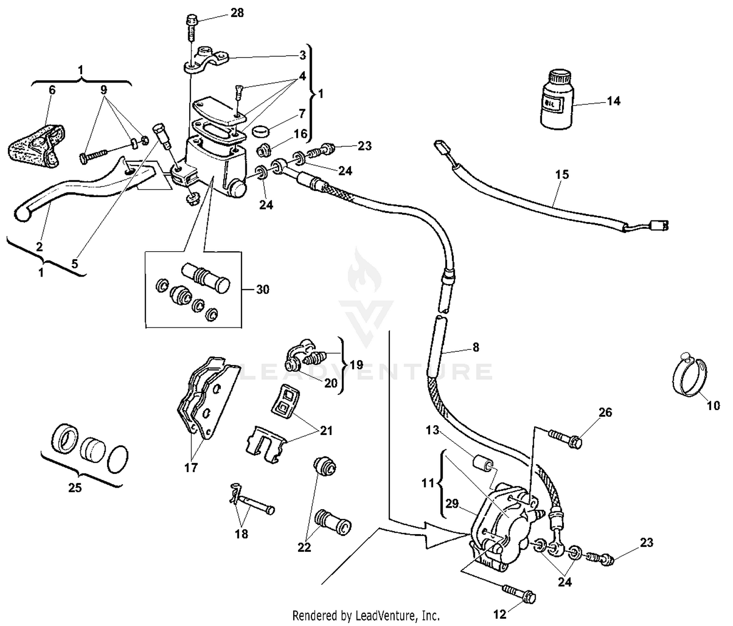 Front Hydraulic Brake
