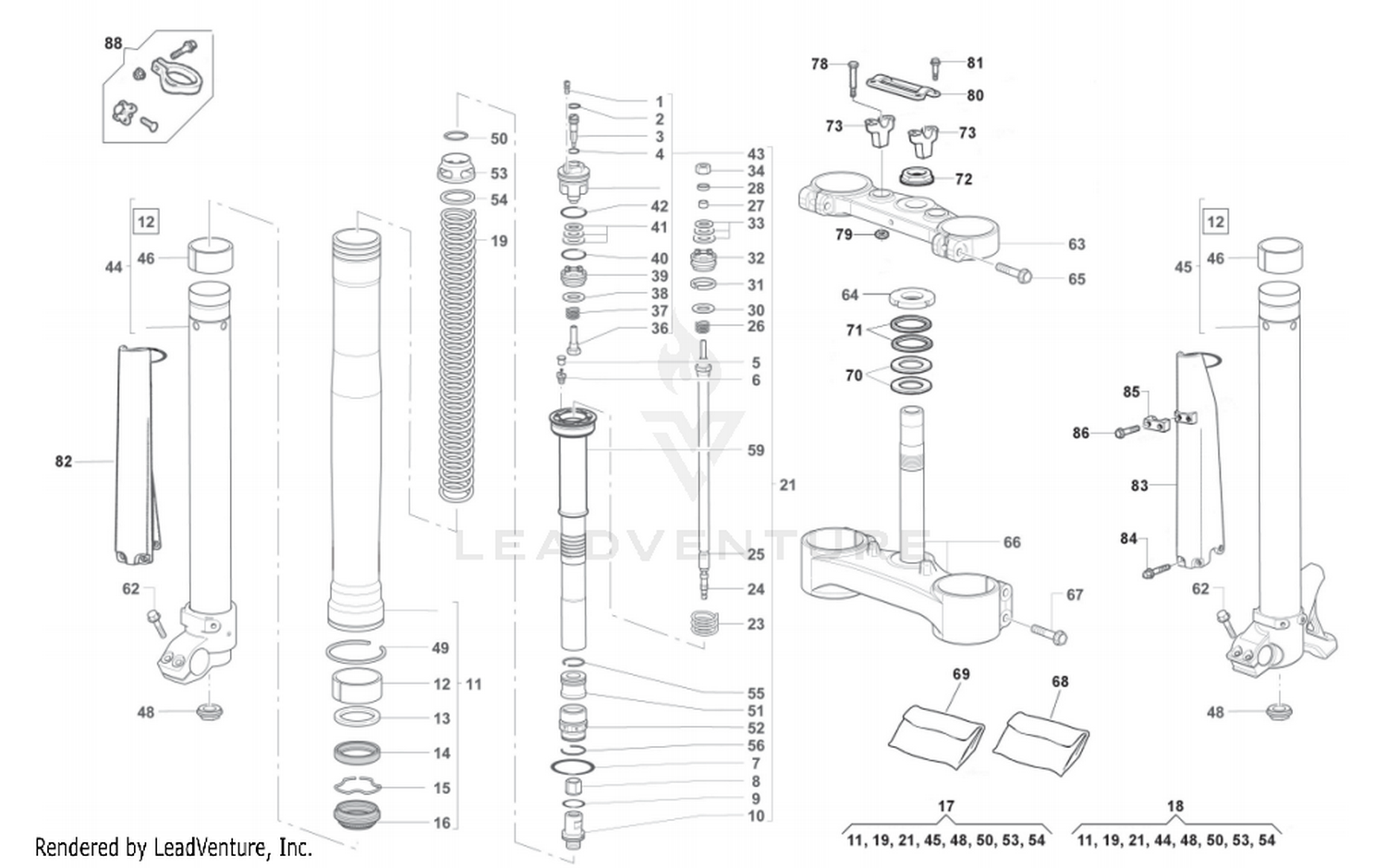 Front Fork Assembly