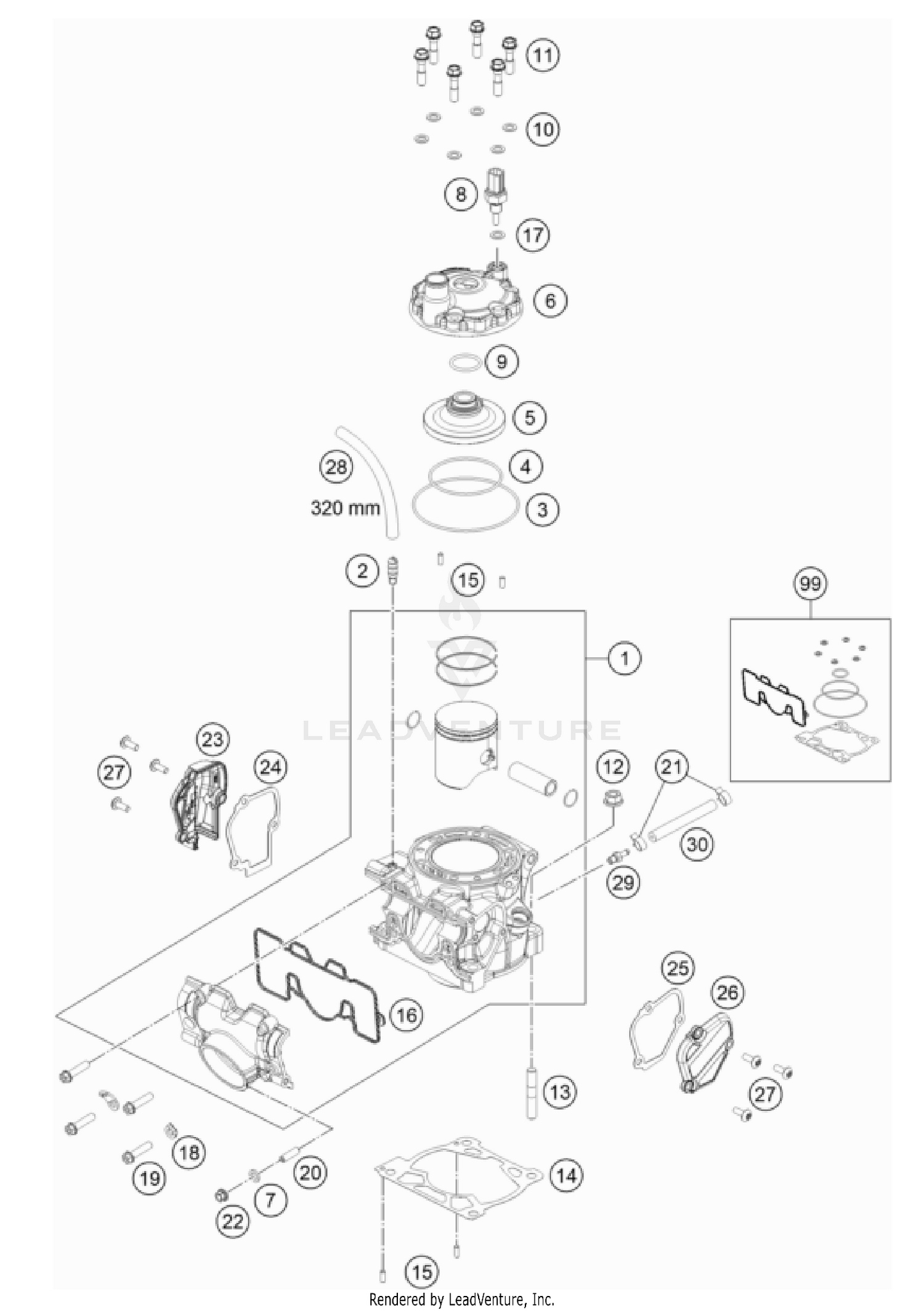 CYLINDER, CYLINDER HEAD