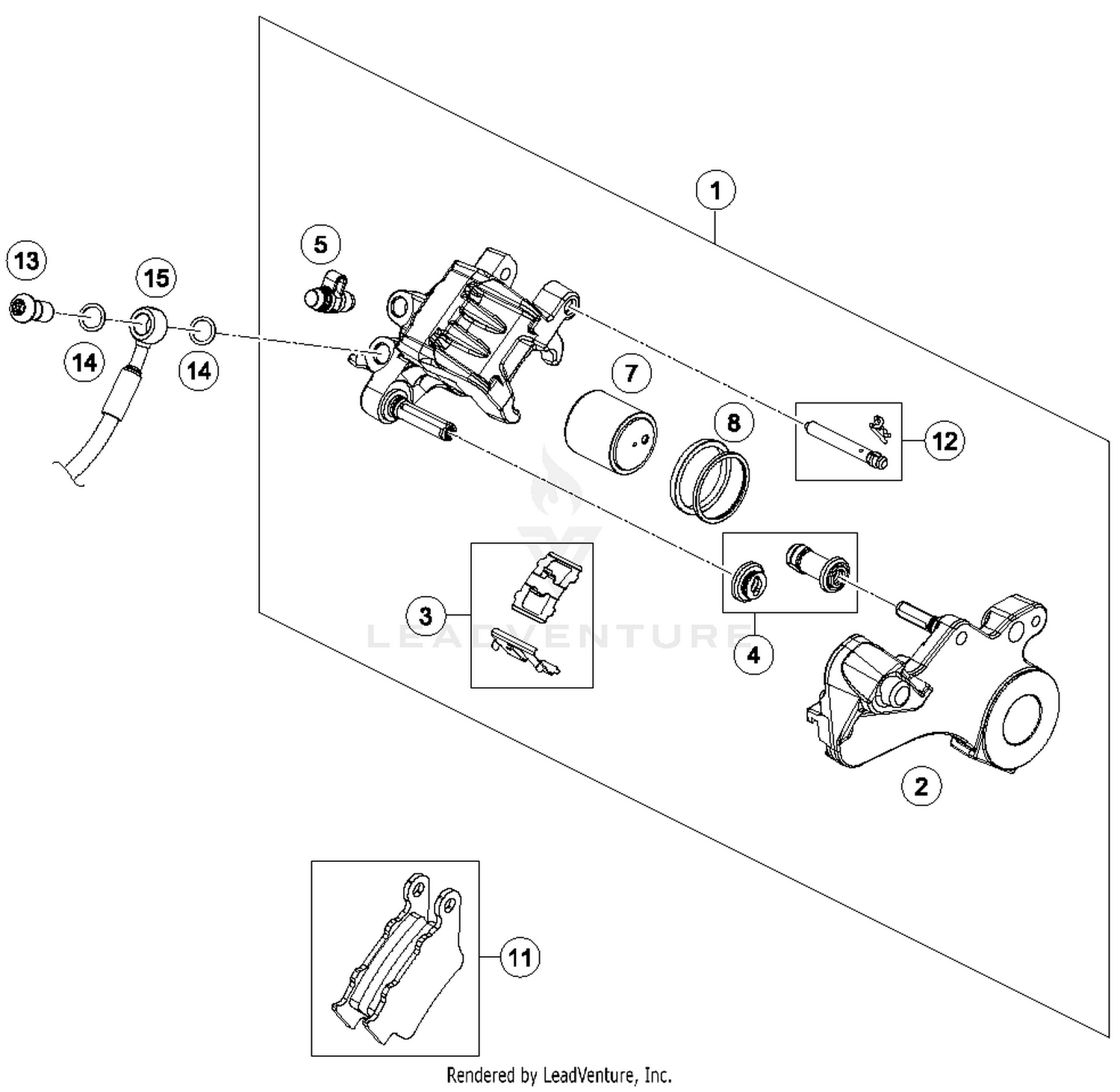 Brake Caliper Rear