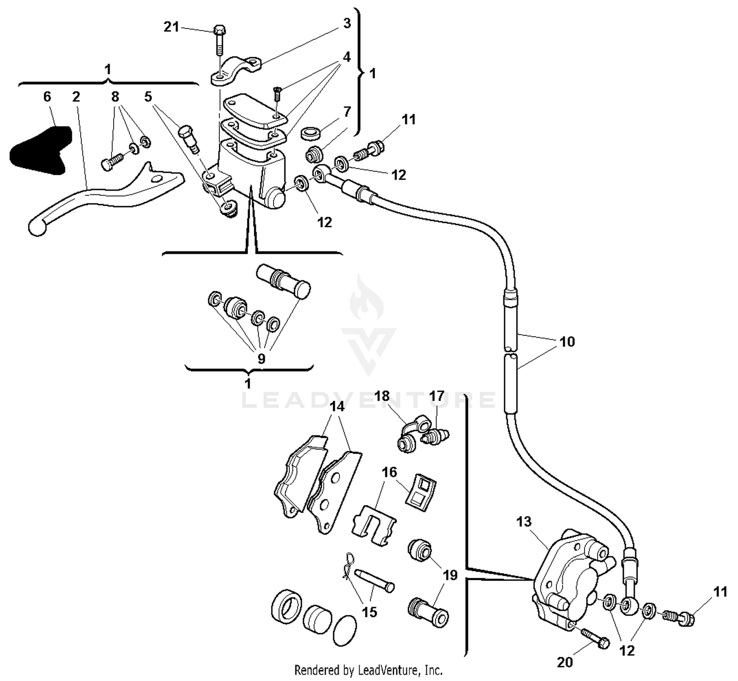 Front Hydraulic Brake