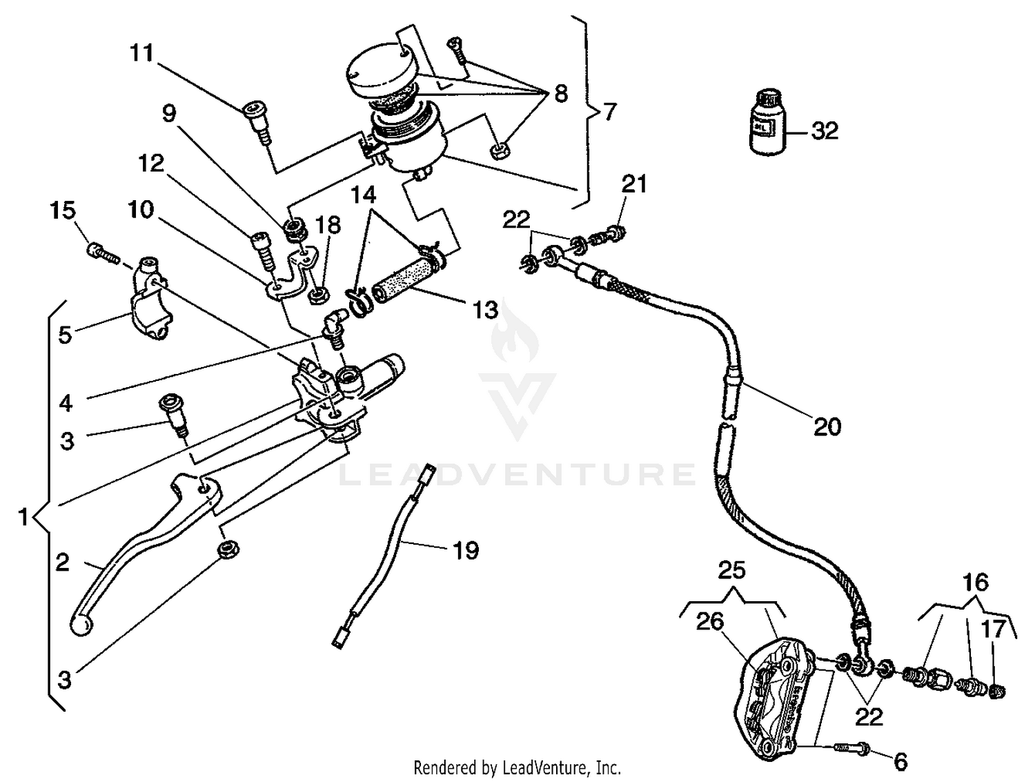 Front Hydraulic Brake