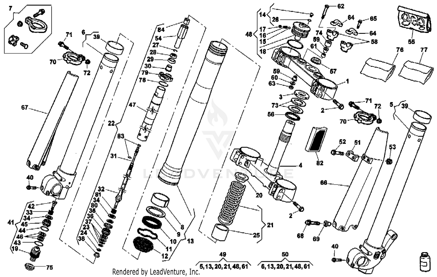 Front Fork Assembly