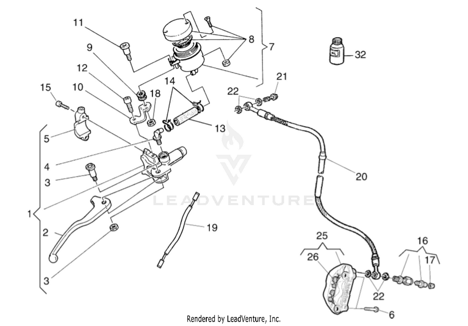 Front Hydraulic Brake