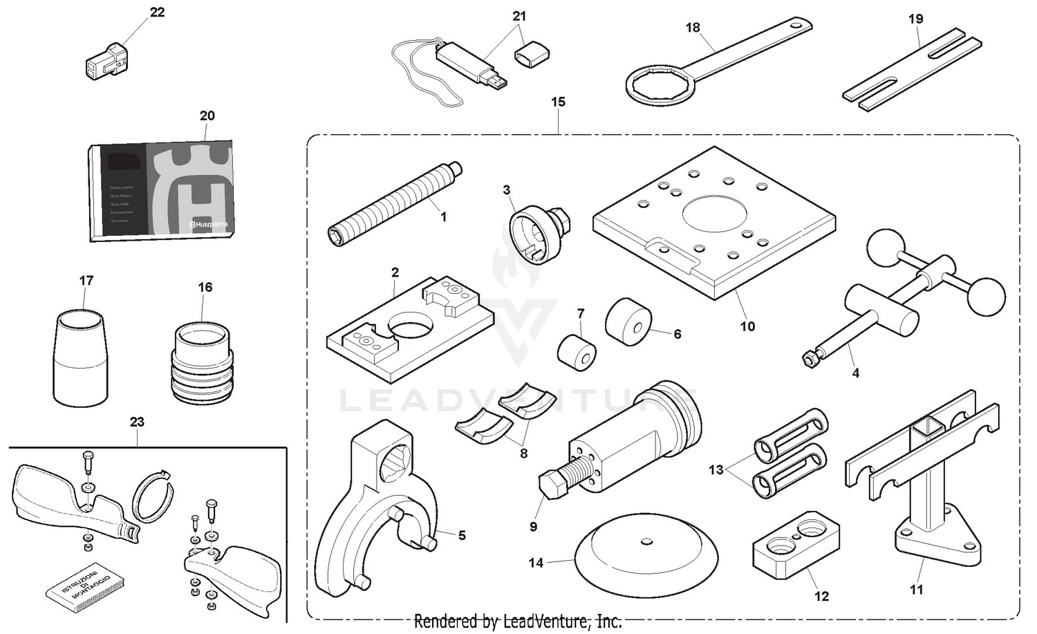 Service Tools, Manuals And Catalogs