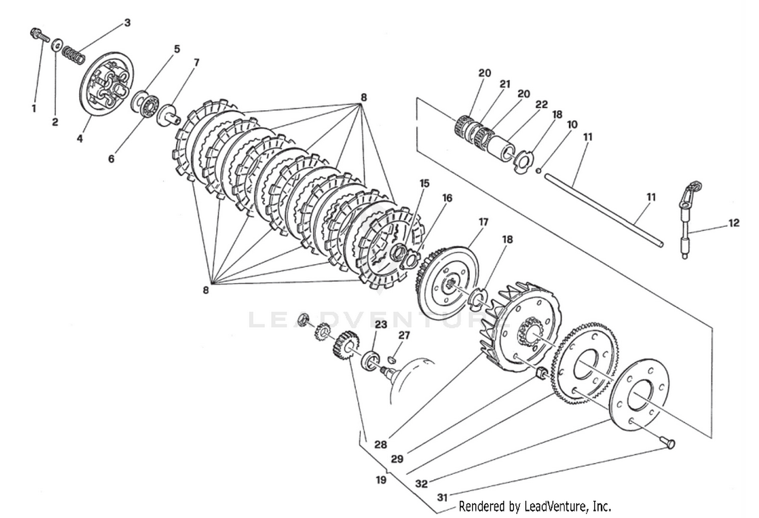 Clutch, Primary Drive