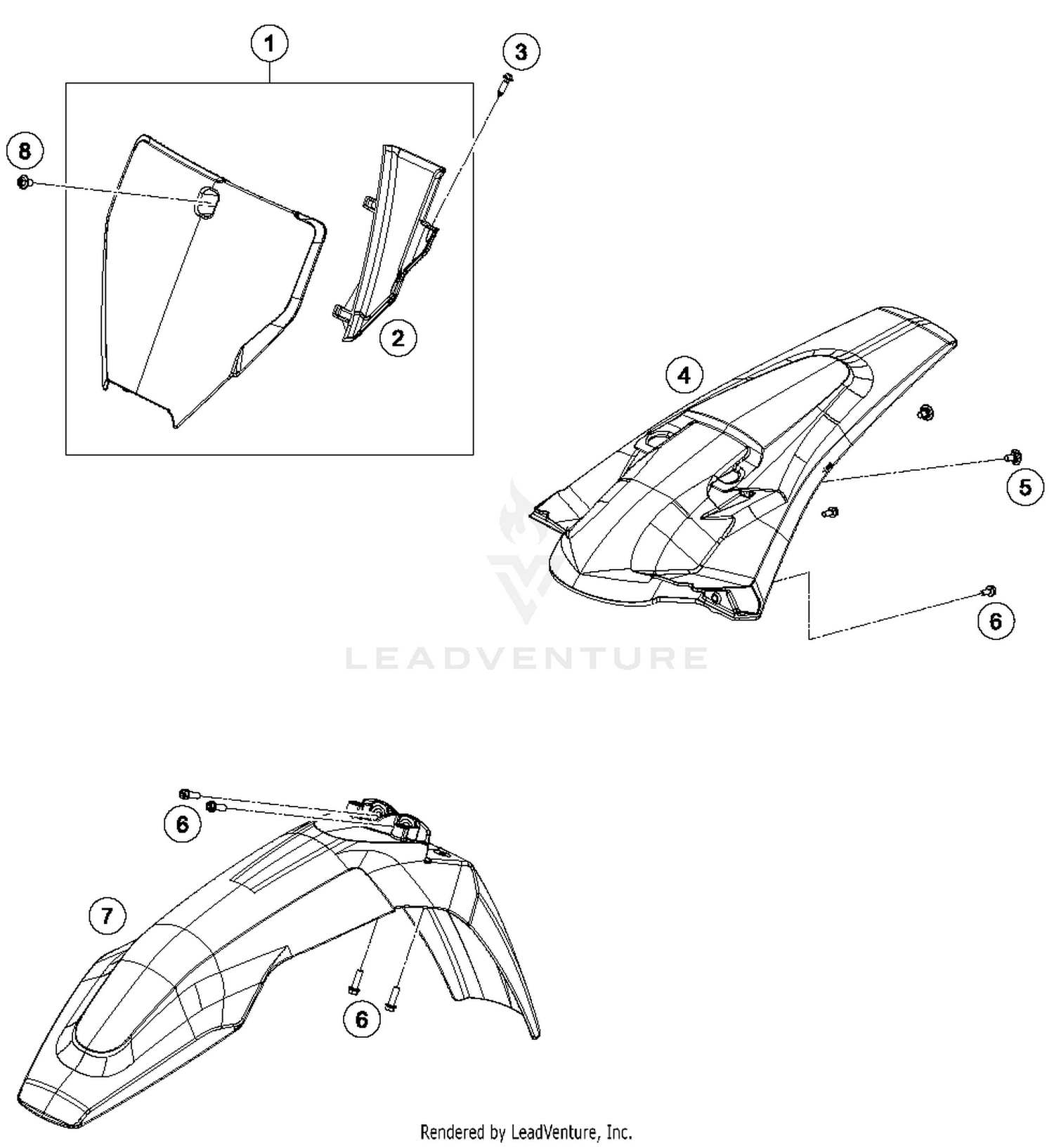 Mask, Fenders