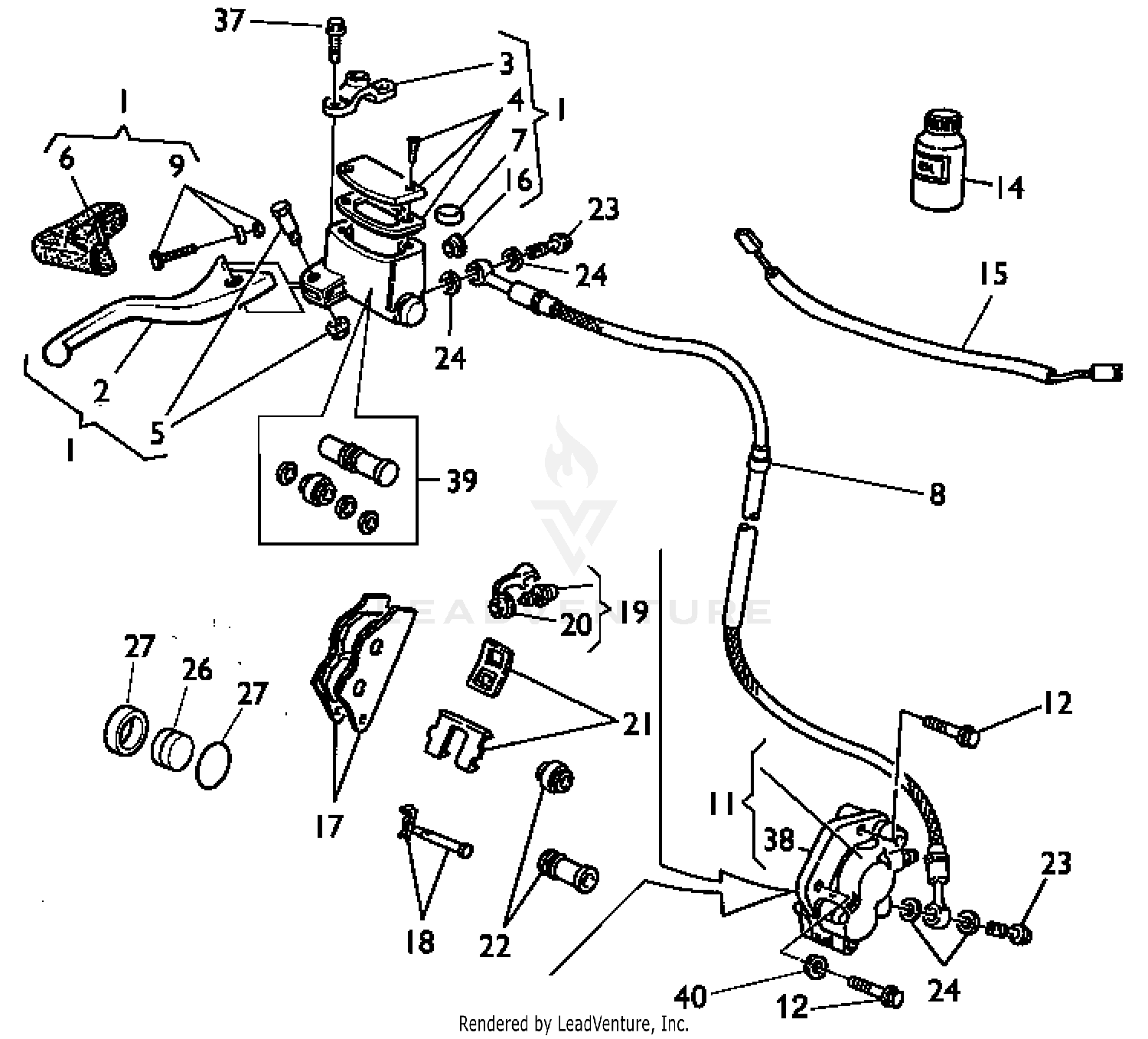 Front Hydraulic Brake