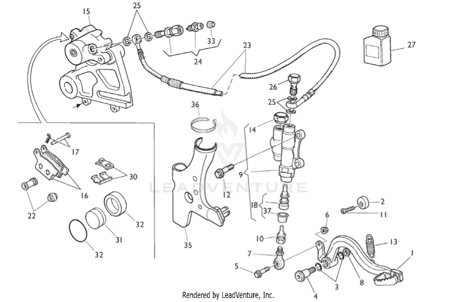 Rear Hydraulic Brake