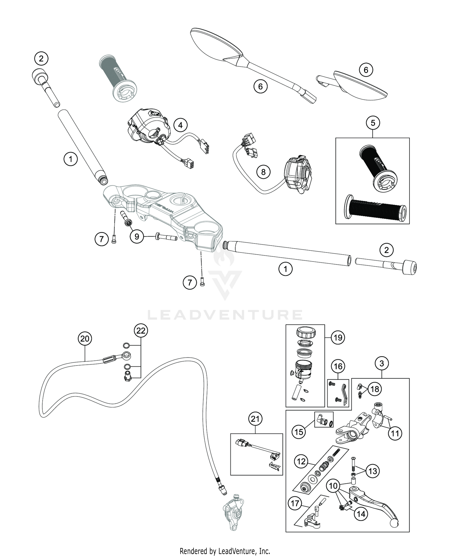 HANDLEBAR, CONTROLS