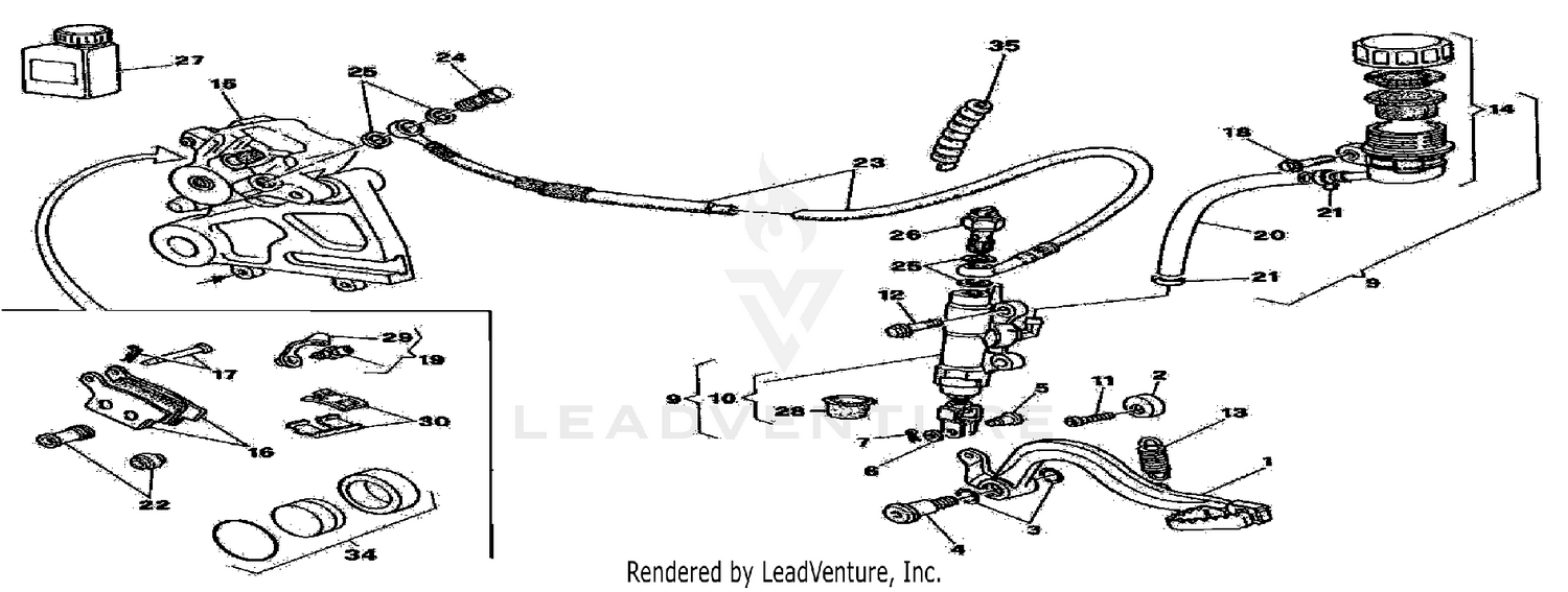 Rear Hydraulic Brake