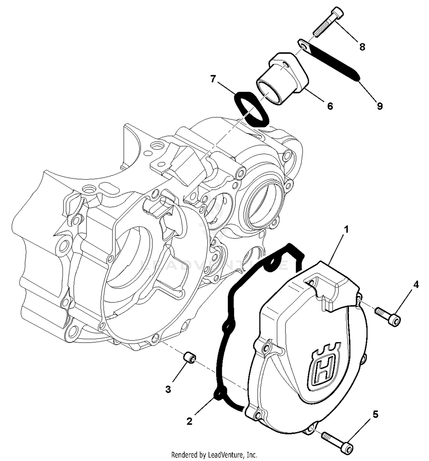 L.H. Half Crankcase Covers