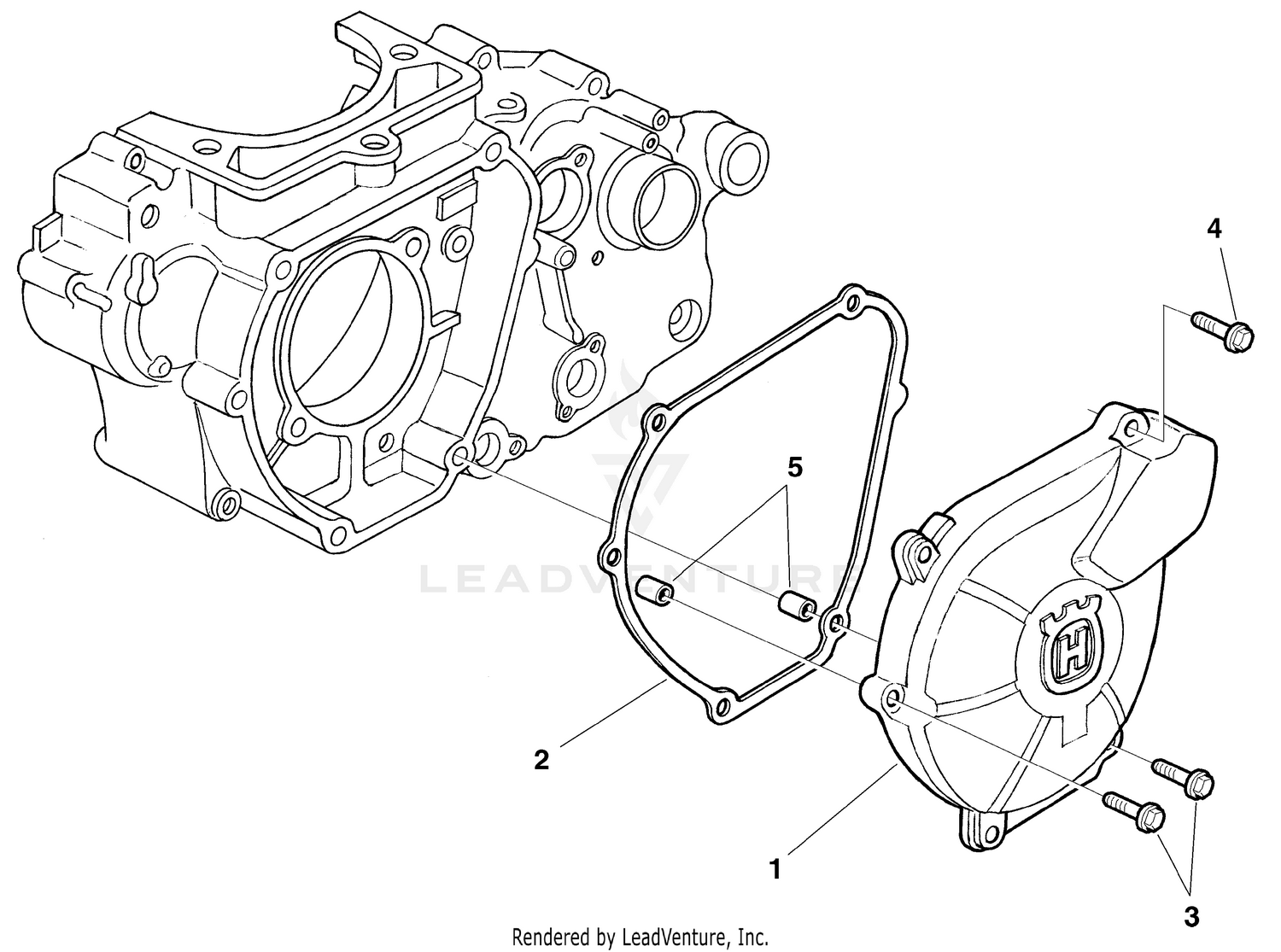 L.H. HALF CRANKCASE COVERS