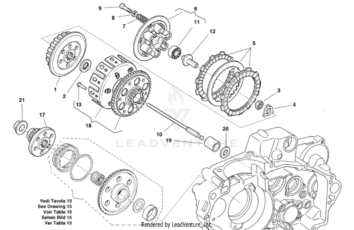 Primary Drive, Clutch