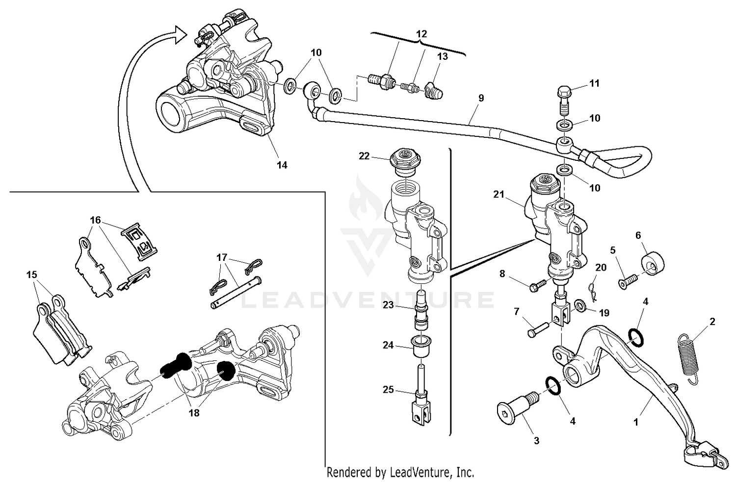 Rear Hydraulic Brake