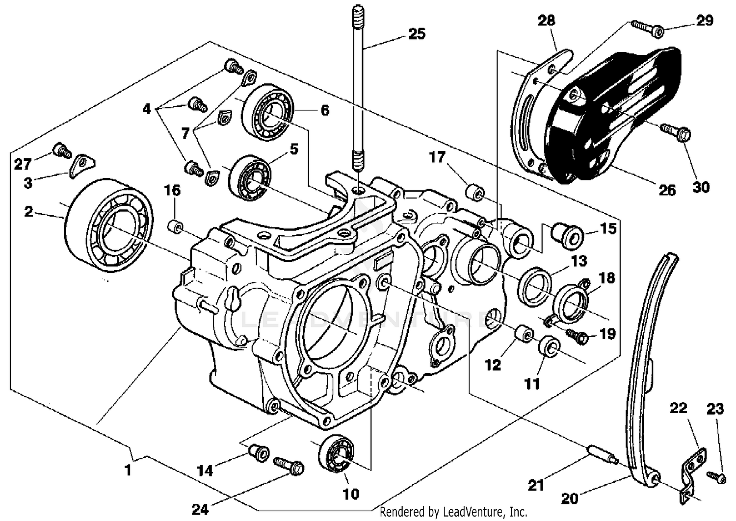 L.H. Half Crankcase